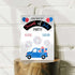 Personalized Fourth of July Invitation | Car